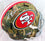 Deion Sanders Autographed 49ers F/S Camo Speed Helmet-Beckett W Hologram White - 757 Sports Collectibles