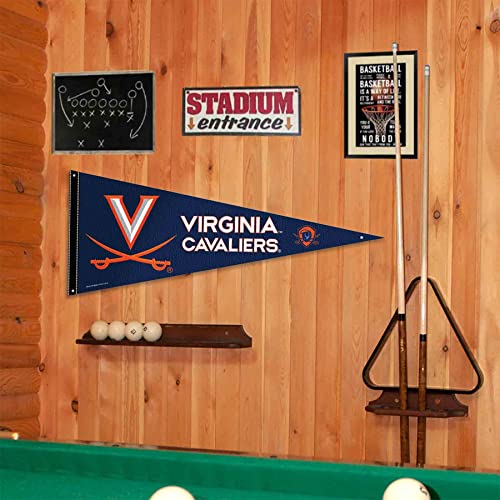 Virginia Cavaliers Pennant Flag and Wall Tack Mount Pads - 757 Sports Collectibles