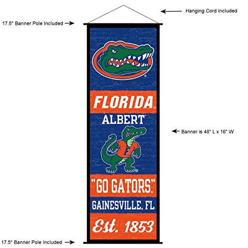 Florida Gators Banner and Scroll Sign - 757 Sports Collectibles