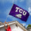 College Flags & Banners Co. Texas Christian Horned Frogs Double Sided Flag - 757 Sports Collectibles