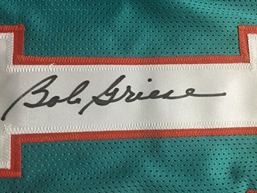 Framed Autographed/Signed Bob Griese 33x42 Miami Teal Football Jersey JSA COA - 757 Sports Collectibles