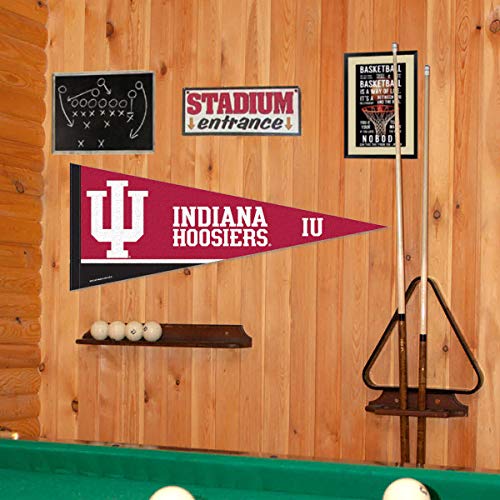  Indiana IU Hoosiers Pennant Full Size Felt : Sports