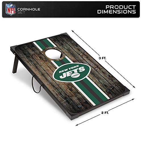 New York Jets Version 5 Cornhole Wraps - Set of 2