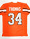 Thurman Thomas Autographed Orange Jersey- JSA W Authenticated