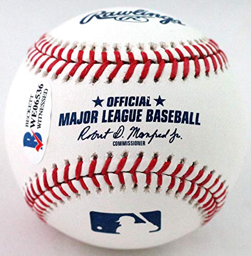 Shane Bieber Autographed Rawlings OML Baseball w/Insc - Beckett W Auth Blue - 757 Sports Collectibles