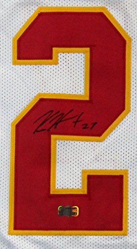 Kareem Hunt Autographed/Signed Kansas City Chiefs Custom White Jersey - 757 Sports Collectibles