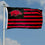 College Flags & Banners Co. Arkansas Razorbacks Stars and Stripes Nation Flag - 757 Sports Collectibles