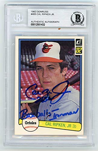 Cal Ripken,, Jr. Autographed Card