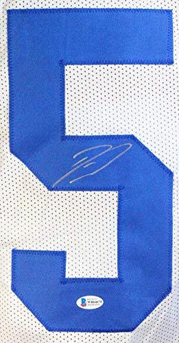 Darius Leonard Autographed White Pro Style Jersey -Beckett W Silver - 757 Sports Collectibles