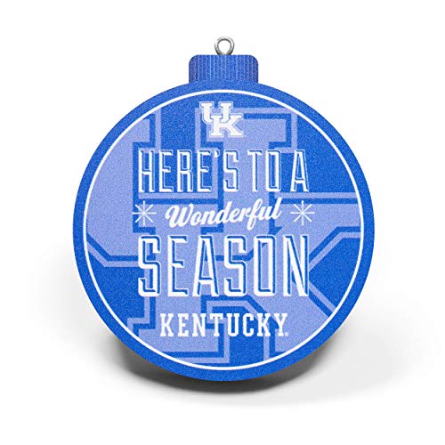 YouTheFan NCAA Kentucky Wildcats 3D Logo Series Ornament - 757 Sports Collectibles