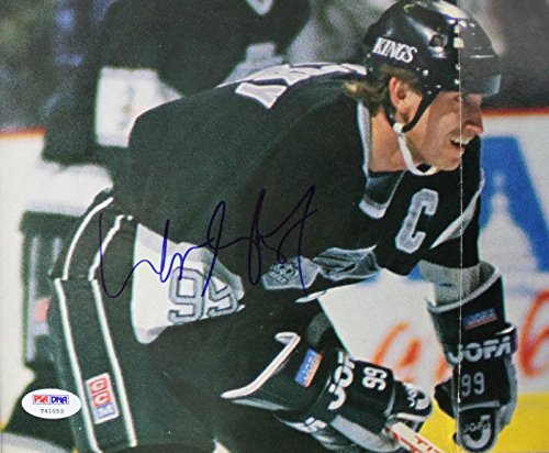 Kings Wayne Gretzky Authentic Signed & Matted Magazine Poster PSA/DNA #T41053 - 757 Sports Collectibles