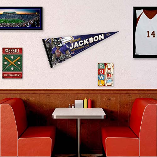 WinCraft Baltimore Ravens Jackson Pennant Banner Flag - 757 Sports Collectibles