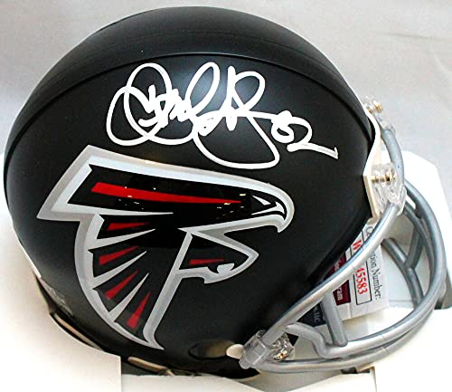 Jamal Anderson Autographed Falcons Mini Helmet- JSA W Silver - 757 Sports Collectibles