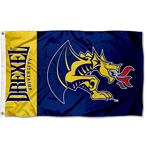 Drexel Dragons DU University Large College Flag - 757 Sports Collectibles