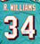 Ricky Williams Autographed Teal Pro Style Jersey- JSA W Authentication Across 4 - 757 Sports Collectibles