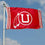 College Flags & Banners Co. Utah Vintage Retro Throwback 3x5 Banner Flag - 757 Sports Collectibles