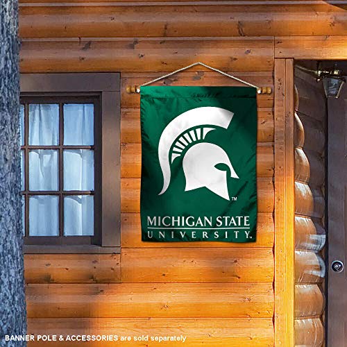 Michigan State Spartans House Flag Banner - 757 Sports Collectibles