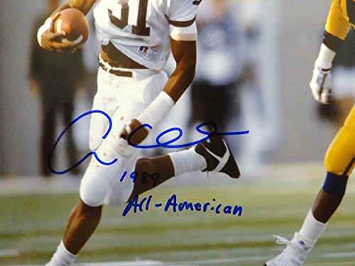 Andre Collins Autographed 8x10 Penn State Running Against W.V. Photo- JSA W Auth - 757 Sports Collectibles