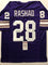 Autographed/Signed Ahmad Rashad Minnesota Purple Football Jersey JSA COA - 757 Sports Collectibles