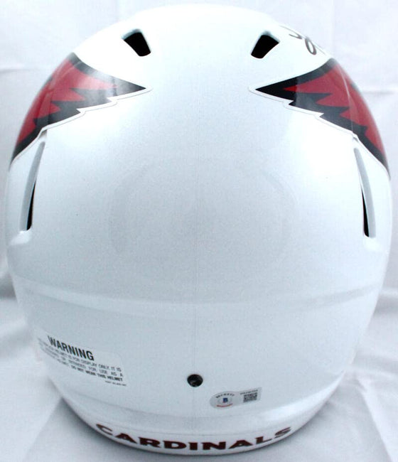 Kurt Warner Autographed Arizona Cardinals F/S Speed Helmet-Beckett W Hologram Black - 757 Sports Collectibles