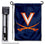 Virginia Cavaliers Garden Flag with Pole Stand Holder - 757 Sports Collectibles