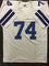 Autographed/Signed Bob Lilly Inscribed"HOF 80" Dallas White Football Jersey JSA COA - 757 Sports Collectibles