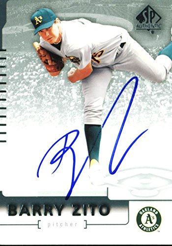 Athletics Barry Zito Authentic Signed Card 2004 Sp Authentic #20 w/ COA - 757 Sports Collectibles