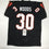 Autographed/Signed Ickey Woods Cincinnati Black Football Jersey JSA COA - 757 Sports Collectibles