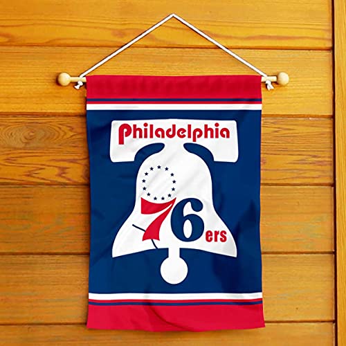 WinCraft Philadelphia 76ers Vintage Throwback Retro Classics Double Sided Garden Flag - 757 Sports Collectibles