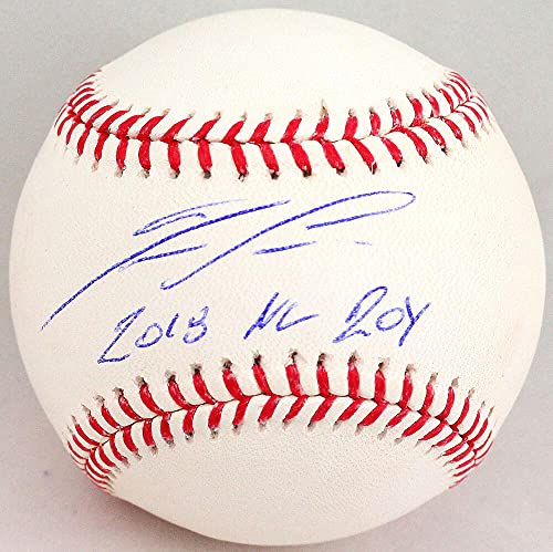 Ronald Acuna Autographed Rawlings OML Baseball w/ 2018 NL ROY - Beckett W Blue - 757 Sports Collectibles