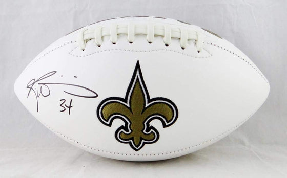 Ricky Williams Autographed New Orleans Saints Logo Football- JSA W Auth Left - 757 Sports Collectibles