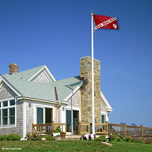 Indiana Hoosiers Go Big Red College Flag - 757 Sports Collectibles