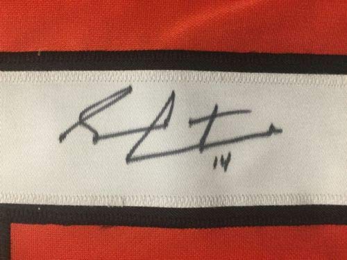 Autographed/Signed Sean Couturier Philadelphia Orange Hockey Jersey JSA COA - 757 Sports Collectibles