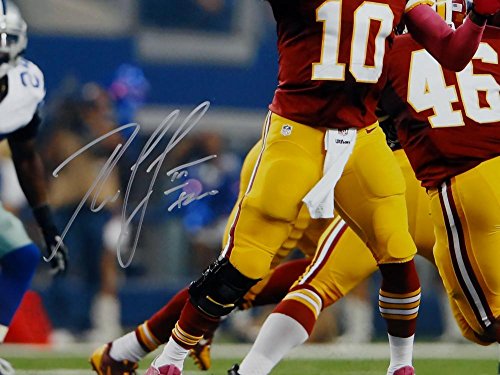 Robert Griffin III Autographed Washington 16x20 Against Dallas Photo- JSA W Auth - 757 Sports Collectibles