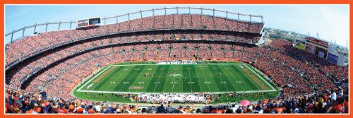 MasterPieces NFL Panoramics 1000 Puzzles Collection - Denver Broncos NFL Panoramics 1000 Piece Jigsaw Puzzle - 757 Sports Collectibles