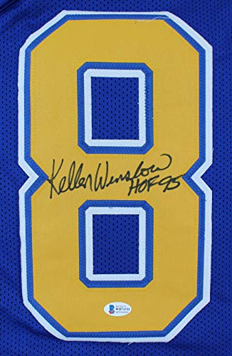 Kellen Winslow"HOF 95" Signed Blue Throwback Pro Style Jersey BAS Witnessed - 757 Sports Collectibles