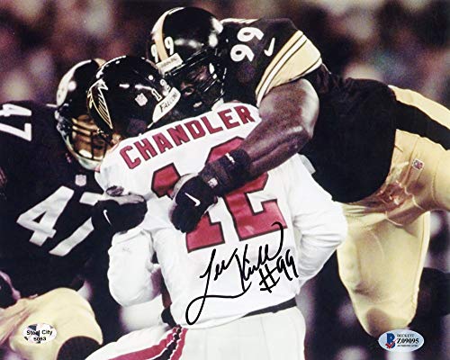 Levon Kirkland Autographed Pittsburgh Steelers 8x10 Photo - BAS COA - 757 Sports Collectibles