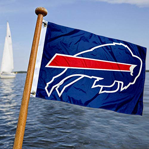 Buffalo Bills 3' x 5' Polyester Flag, Pole and Mount