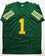 Warren Moon Autographed Green Pro Style Jersey w/HOF- JSA W Authenticated - 757 Sports Collectibles