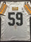 Autographed/Signed Jack Ham"HOF 88" Pittsburgh White Football Jersey JSA COA - 757 Sports Collectibles