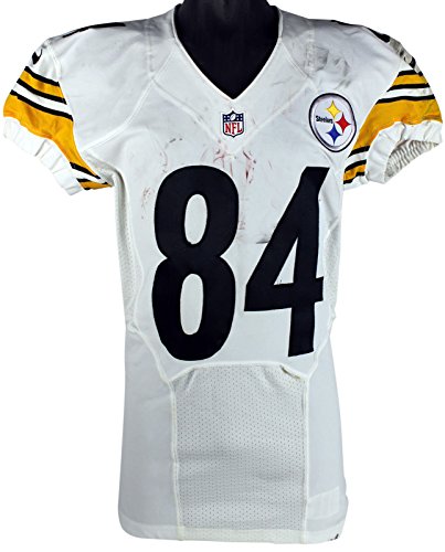 Steelers Antonio Brown Signed 10/27/2013 Game Used Nike White Home Jersey - 757 Sports Collectibles