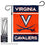 Virginia Cavaliers Garden Banner Flag with Flag Pole Stand Set - 757 Sports Collectibles