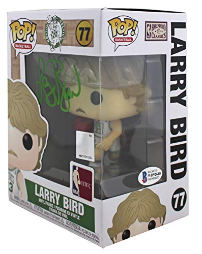 Celtics Larry Bird Authentic Signed #77 Funko Pop Vinyl Figure BAS Witnessed - 757 Sports Collectibles