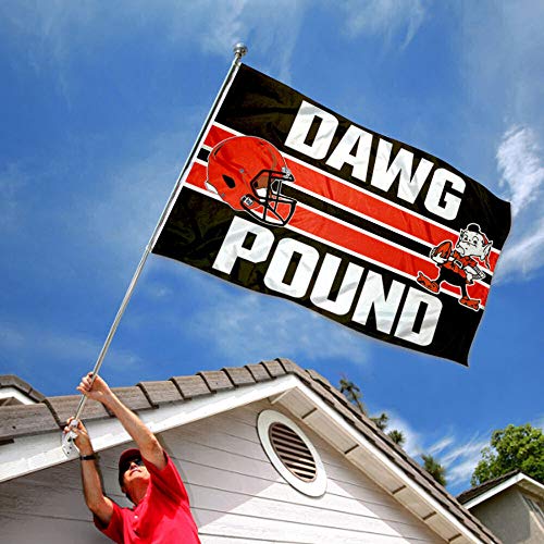 : Cleveland Browns Dawg Pound Flag : Sports & Outdoors