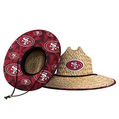 FOCO Los Angeles Rams NFL Floral Printed Straw Hat, Straw