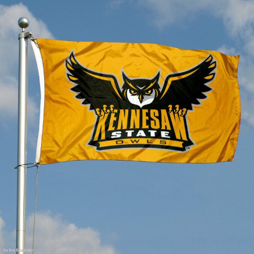 Kennesaw State Owls KSU University Large College Flag - 757 Sports Collectibles