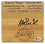 Lakers Magic Johnson Authentic Signed 6x6 Floorboard Autographed BAS Witnessed - 757 Sports Collectibles