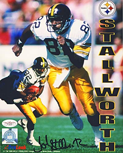 John Stallworth Autographed Pittsburgh Steelers 8x10 Photo (B) - JSA COA - 757 Sports Collectibles