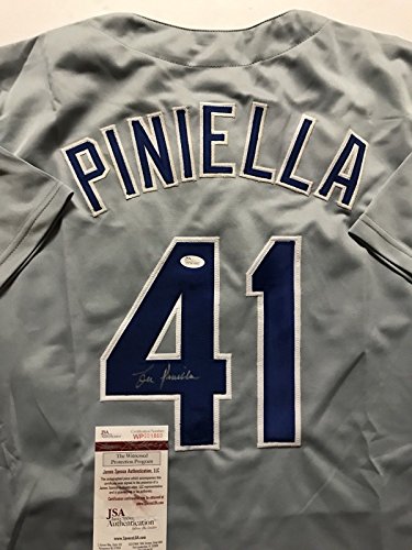 Autographed/Signed Lou Piniella Chicago Grey Baseball Jersey JSA COA