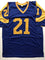 Autographed/Signed Nolan Cromwell Los Angeles LA Blue Football Jersey JSA COA - 757 Sports Collectibles